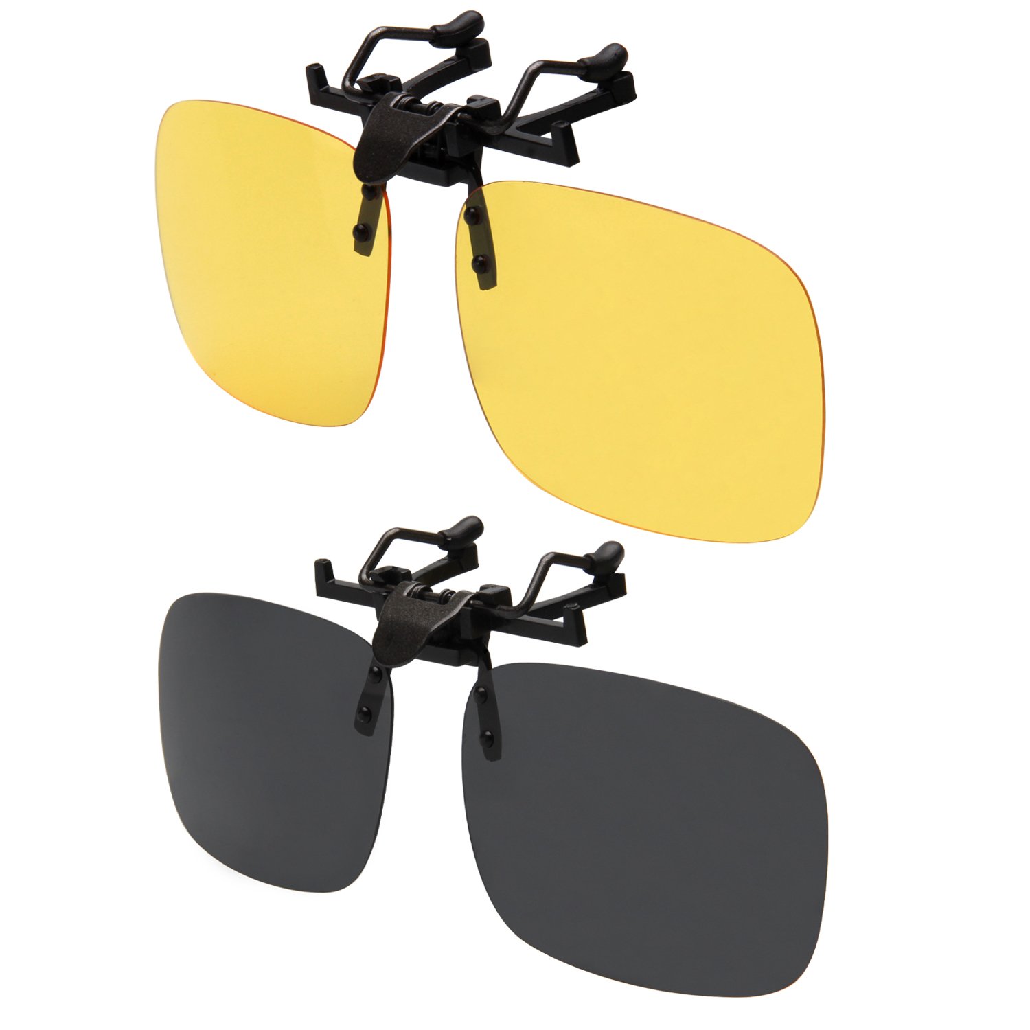 LianSan Polarized Men Women Outdoor Sport Clip on Flip up Driving Sunglasses