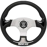 Sparco 015THPUNR345 Steering Wheel (Strwhl P 222 Black)