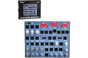 Rowsfire A107 V3.0 A32X MAX Light OVHD OVERHEAD Panel for Msfs 2020/2024, Compatible with FENIX, FBW, Adjustable Backlight, P