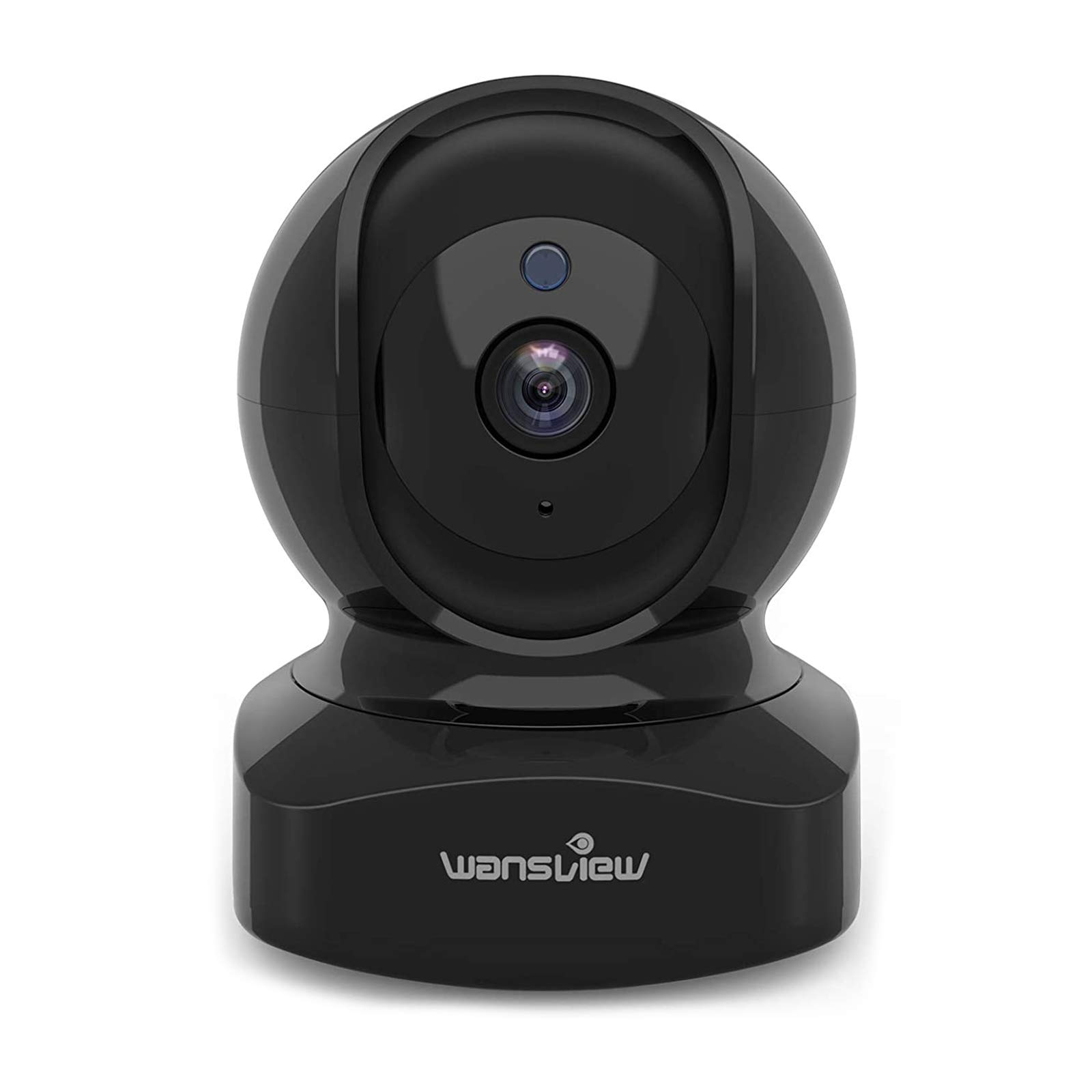 Wansview Caméra De Surveillance Wi-Fi, 2K Caméra Ip Intérieur Fhd Avec Alerte Instantanée, Audio Bidirectionnel Et Vision Nocturne Pour Surveillance De Animal De Compagnie/Bébé - Q5 Noire