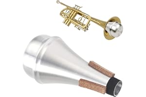 Mxzzand Trumpet Mute, Trumpet Muffler Silencer, Light Weight, Smoothly Surface, for Jazz for Practice