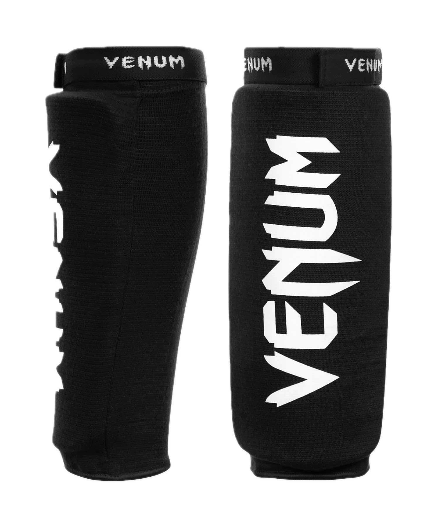 Venum, Kontact Shin Guards, Men's, One Size, Black/White