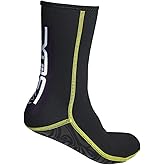 Skyone Neoprene Water Fin Sock Diving Wetsuits Sock 3MM for Women Men, Thermal Beach Socks Anti Slip Flexible for Snorkeling