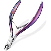 Cuticle Trimmer Cuticle Nippers Clippers Stainless Steel Hangnail Remover Extremely Sharp Cutter Pedicure Manicure Tool, opov