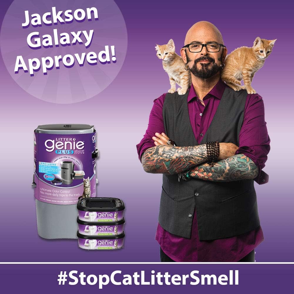 Litter Genie Standard Cat Litter Disposal System Refills (Pack of 3): Pet Supplies