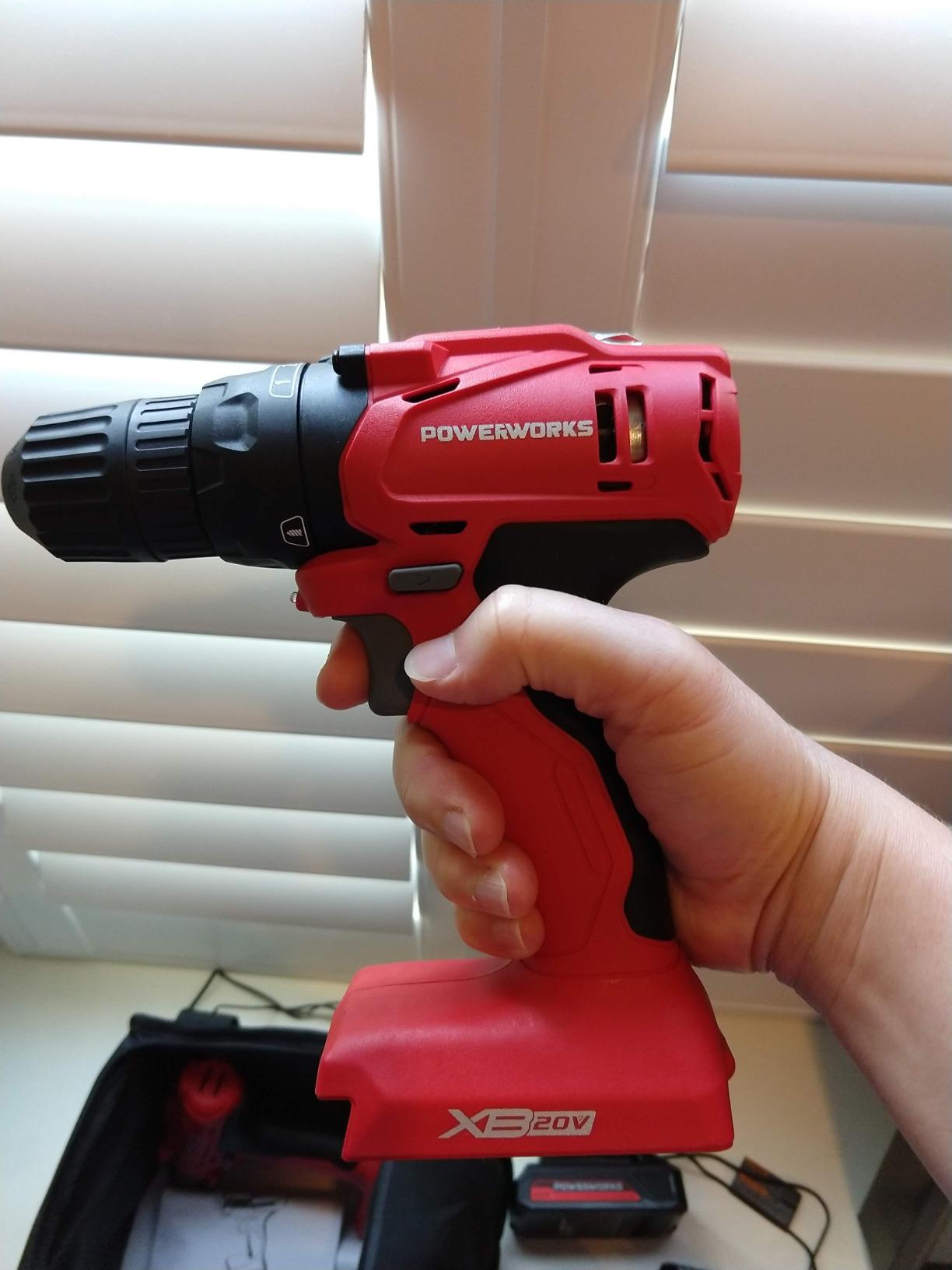 10/mo Finance POWERWORKS 20V Cordless Drill/Driver and Impact Driver