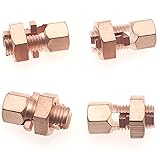 FDXGYH 4 Pack Grounding Split Bolt Connector Copper