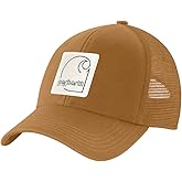 Carhartt Men's Canvas Mesh-Back C Patch Cap