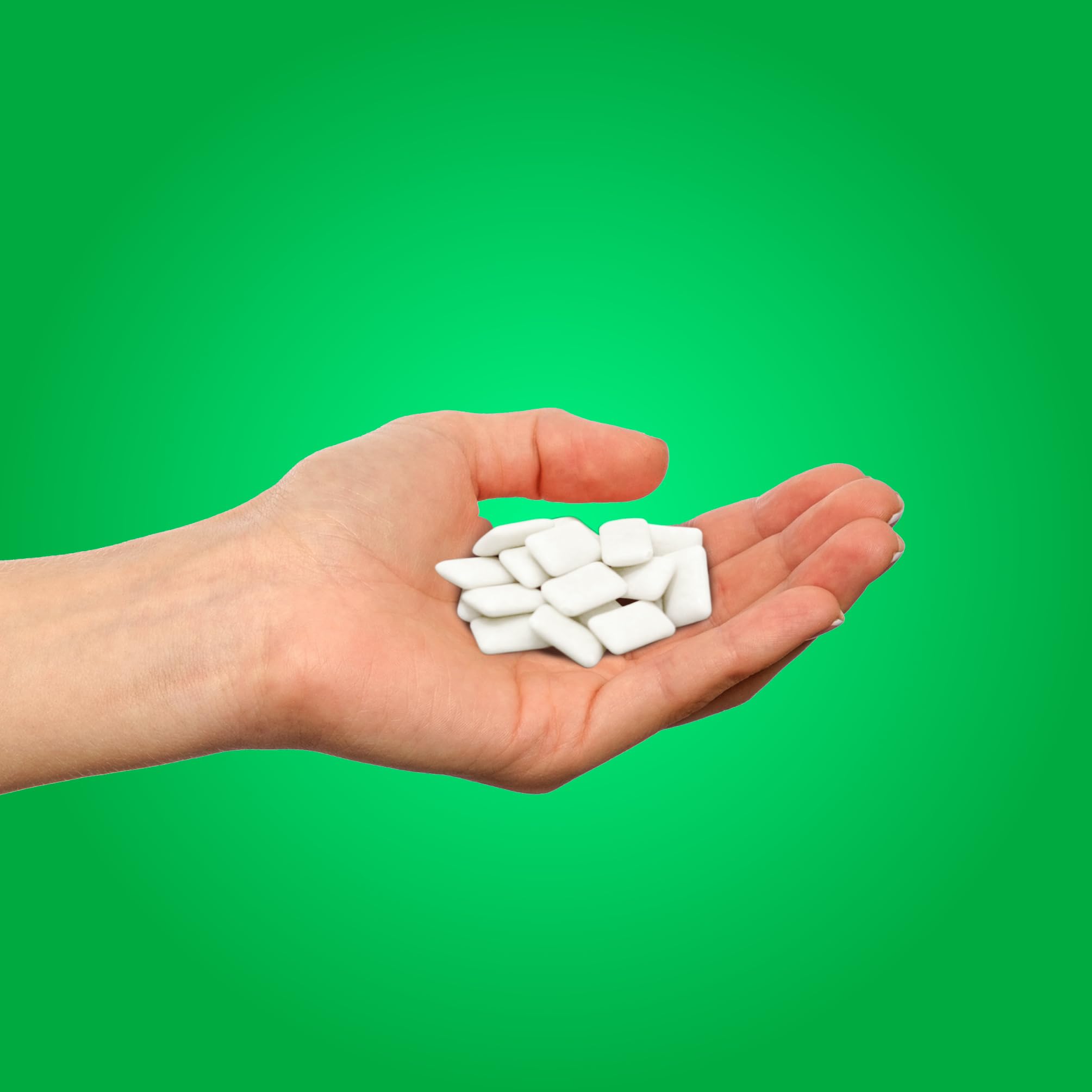 PUR Gum | Zuckerfreier Kaugummi | Mit Xylit | Vegan, Aspartamfrei & Glutenfrei | Natürlicher Kaugummi Mit Spearmint-Geschmack, 55 Stück (3er Pack) 2