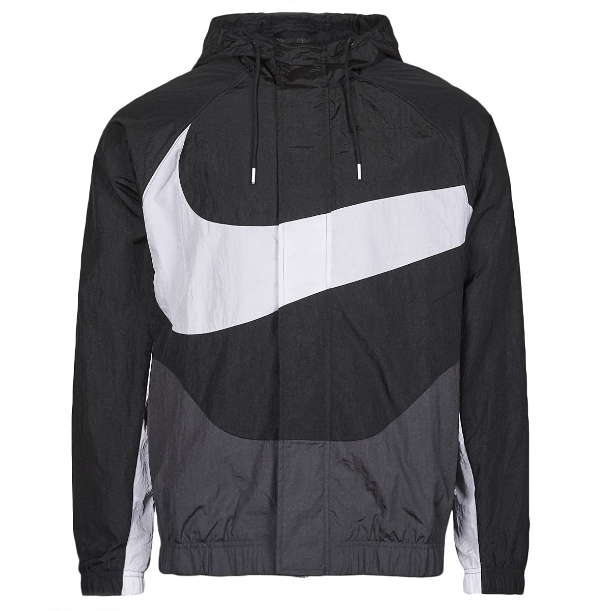 Big Swoosh Grey Black And White Nike Jacket Nike Sportswear Swoosh