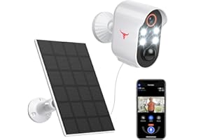Occuwave 1080p Security Camera Wireless with Solar Panel, Cloud Storage, Live View, 2-Way Audio, Night Vision, Spotlights, 2.