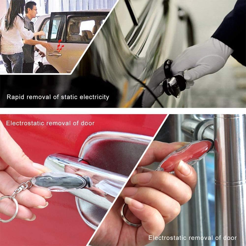 Amazon 自動車用 静電気除去スティック 静電気除去機能 静電気除去グッズ 静電気防止キーホルダー 静電気防止グッズ 除電 ド キーケース キーホルダー 車 バイク