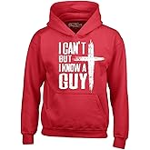 shop4ever I Can't but I Know a Guy Jesus Religious Hoodie Sweatshirts
