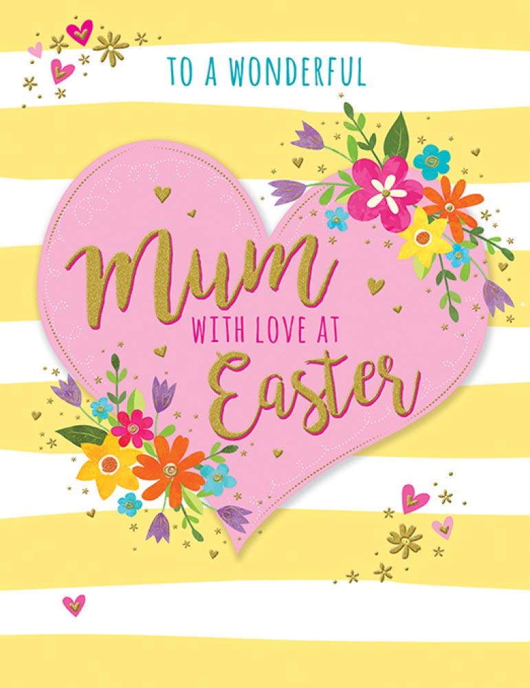 Traditional Easter Card Mum - 8 x 6 inches - Piccadilly Greetings