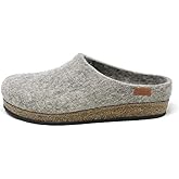 Stegmann Mens Eco Clog - Sustainable Wool with Cork Sole