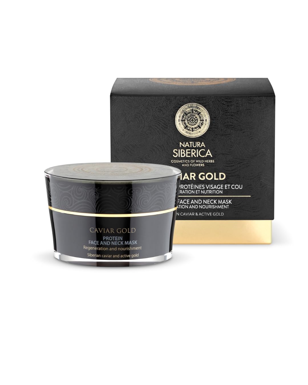 Natura Siberica Caviar Gold Protein Face and Neck Mask, 50 ml