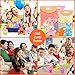 MOMOTOYS 12 Packs Easter Eggs Basket Stuffers Plush Bunnies Plastic Easter Eggs Fillers Kids Party Favors Surprise Easter Eggs Hunt Games Supplies Birthday Gifts Toddler Girls Toys Goodies bags
