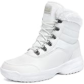 Dannto Women Winter Snow Boots Ladies Warm Fur Lined Ankle Booties Outdoor Water Resistant Furry Shoes