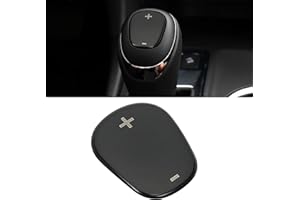 TOMALL Stainless Steel Car Gear Shift Knob Cover Compatible with Chevy Equinox 2018-2020 Shift Panel Trim Gear Lever Cover for Car Interior Car Accessories (Black Titanium)