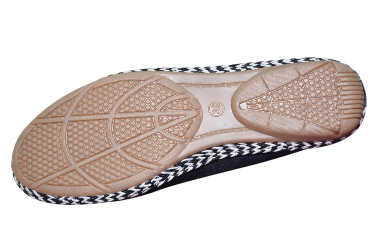 remson india women's black denim bellies