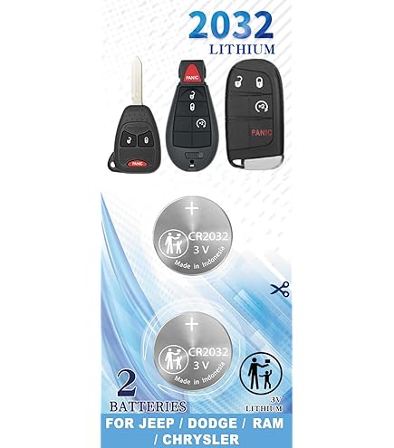 Cr 2016 Batteries Key Fob Replacement Batteries For Jeep Dodge Ram
