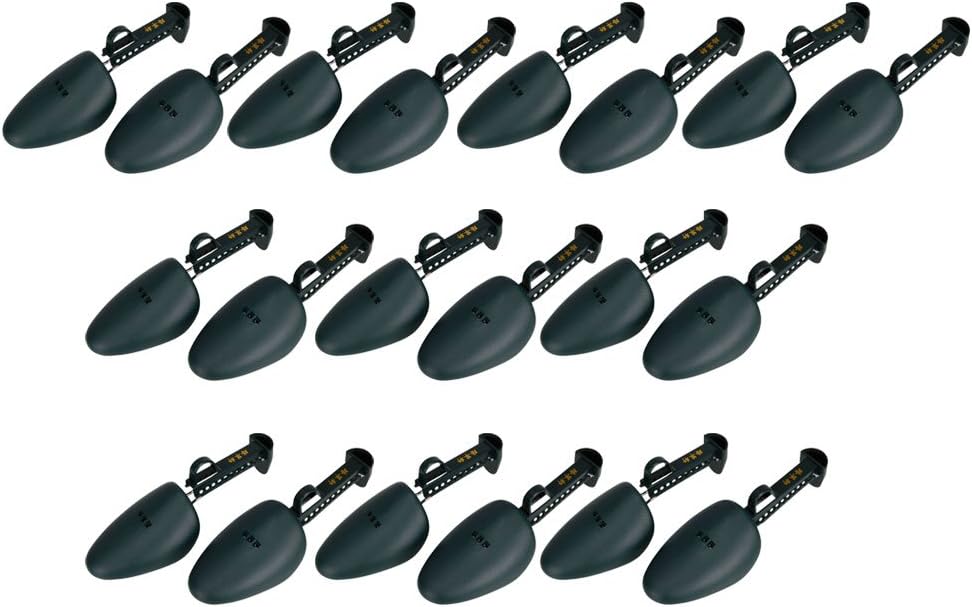 10 Pair of Men Practical Green Plastic Shoe Tree Shoe Stretcher, Green