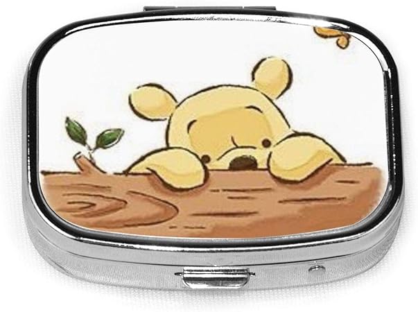 Amazon Co Jp ピルケース 薬ケース サプリメントケース 薬入れ くまのプーさんと蝶 小物入れ ステンレス製 携帯型 防水 飲み忘れ防止 コンパクト 錠剤 ケース 旅行 常備薬 密閉 耐湿 収納ケース 小型 応急処置 おしゃれ Health Personal Care
