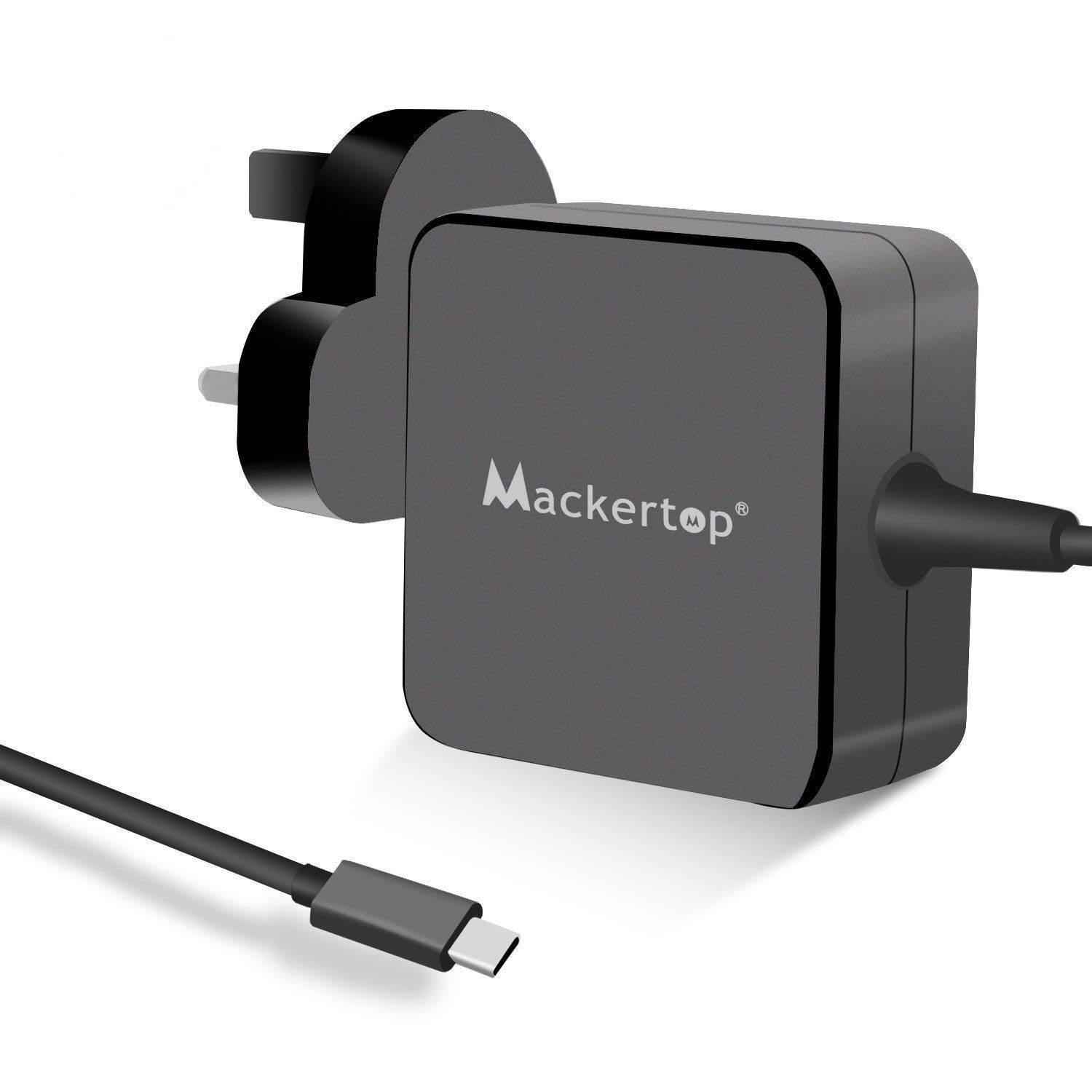 Mackertop 45W USB C Power Adapter Compatible for MacBook 12Inch,Lenovo Yoga 720 13", Yoga 910, Miix 720