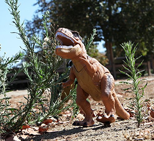 image for Warp Gadgets - Remote Control LED Brown T-Rex Dinosaur 19 Inches - Wal