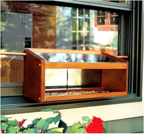 Amazon Com Coveside Mirrored Windowsill Bird Feeder Wild Bird