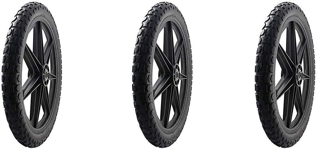 20" Replacement Tire Assembly Flat Free Heavy Duty for Rubbermaid Big