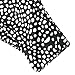 ZAFUL Women's Strapless Leopard Print High Cut Two Piece Bandeau Bikini Set (Black, M)