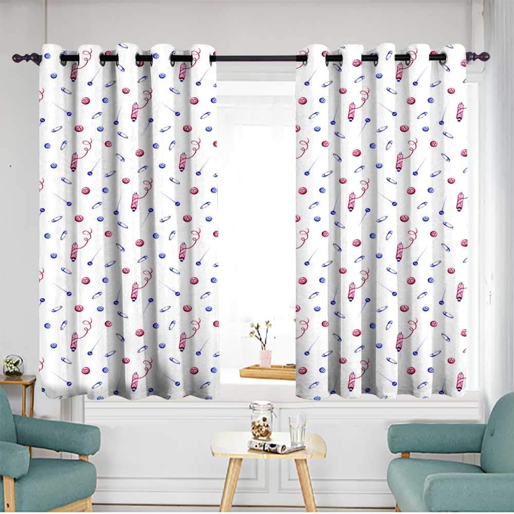 Amazon Com Home1love Home Curtains W 72 Xl 72 Seamless Sewing