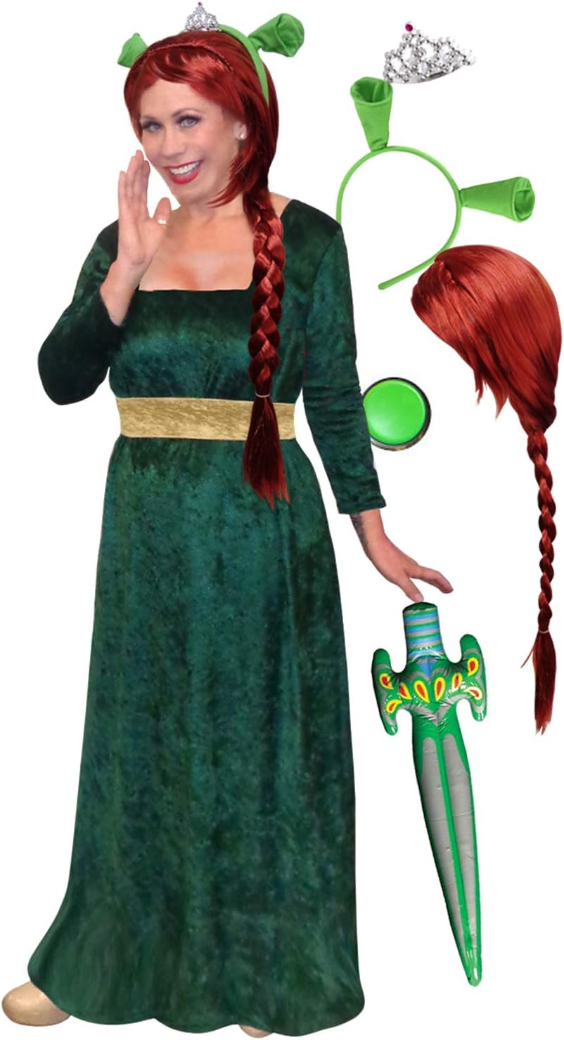 Sanctuarie Fiona Plus Size Supersize Halloween Costume Deluxe Wig Kit