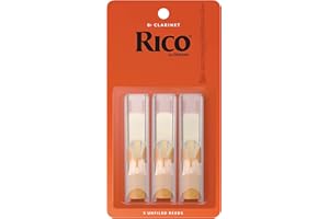D'ADDARIO D’Addario Woodwinds, Rico Bb Clarinet Reeds, RCA0330, Strength 3.0, 3-pack