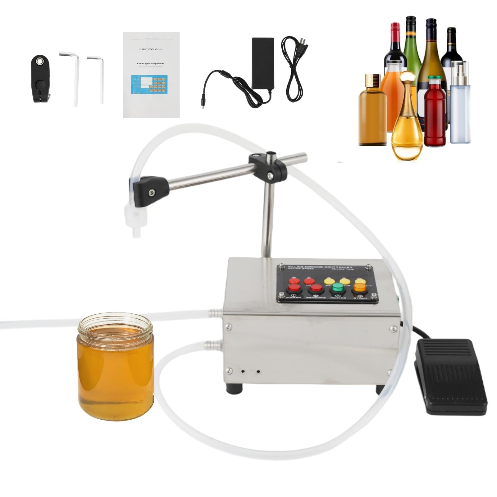 Liquid Filling Machine 1-118 Fl Oz, Automatic