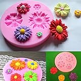 Silicone Flower Mold Cake Decorating Chocolate Sugar Craft Mould by MERRY BIRD