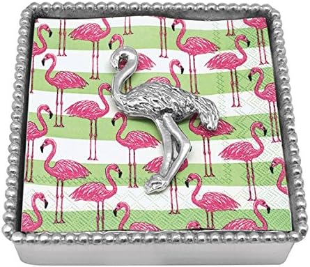 Mariposa Flamingo Napkin Box