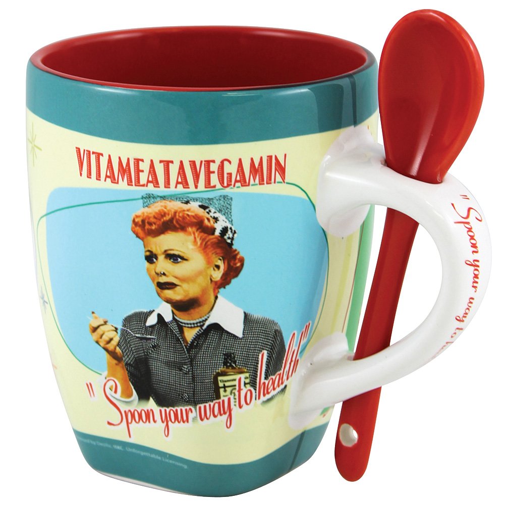 I Love Lucy Vitameatavegamin Mug With Spoon