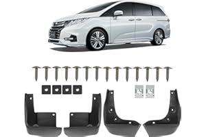 Kinwrdsn Mud Guard Mud Flaps Guards Splash All Weather Guard Mud for Honda Odyssey 2018 2019 2020 2021 2022 2023 2024 Mudguards Mudflaps Guards Front & Rear Set of 4