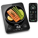 URAMAZ Smart Food Scale with Nutritional Calculator, Digital Kitchen Scale with Bluetooth App for Weight Loss, Food Weight Scale for Diet, Keto, Macro, Calories Counting, Tracking, 11lb