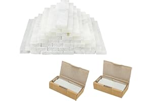 KEJJNYER 126 Pack SoapStones Pencils Welding, Flat White Soap Stone Pen Refills, Soap Stones Chalk for Welders Textile Removable Markings on Steel Cast Iron