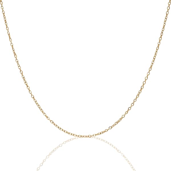 Thin Rose Gold Cable Chain Necklace | Waterproof Gold Jewelry | Hey Harper
