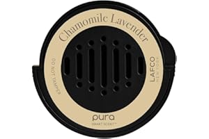LAFCO New York Pura Car Smart Diffuser Refill, Chamomile Lavender - 30-Day Scent - Free of Parabens & Phthalates - Cruelty Free