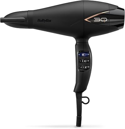 BaByliss Professional 3Q Hair Dryer 2200W Ultra-Lightweight Black 5665U