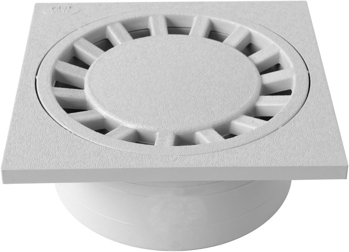 First Plast CHPVC15G Manhole Cover in PVC, Grey, 150x150 mm