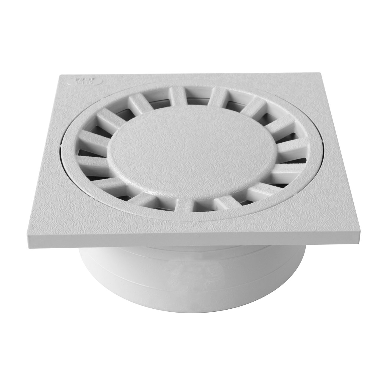 First Plast CHPVC15G Manhole Cover in PVC, Grey, 150x150 mm