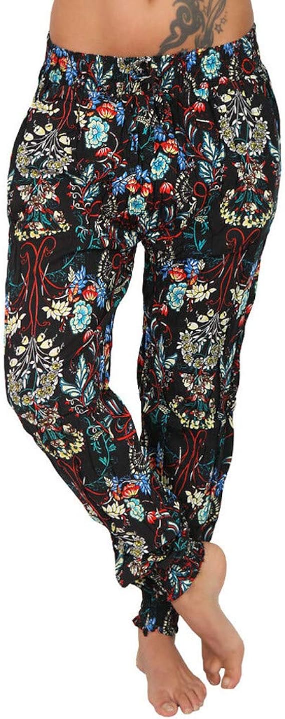 Plus Size Comfy Pants Boho Funky Harem 