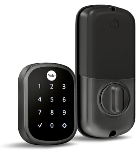 Yale YRD136-ZW2-619 PUSHBUTTON DEADBOLT W/Z-Wave Satin Nickel