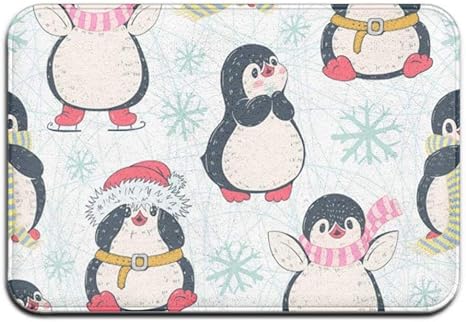 Amazon かわいいペンギン正面玄関マット大型屋外屋内玄関ドアマットホーム 04a180かわいいペンギン04a180かわいいペンギン 玄関マット オンライン通販